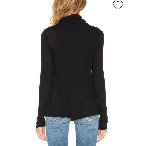 JAMES PERSE  black turtleneck with back detail - Picture 2 of 7